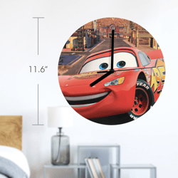 Lightning McQueen Cars Wall Clock