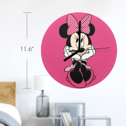 minnie mouse wall clock