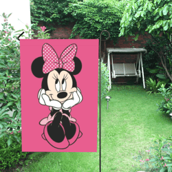 Minnie Mouse Garden Flag (Two Sides Printing, without Flagpole)