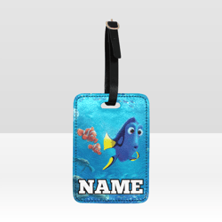 Finding Nemo Dory Luggage Tag Custom NAME
