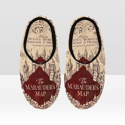 Marauders Map Harry Potter Slippers
