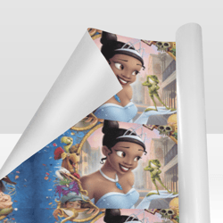 princess and the frog gift wrapping paper 58"x 23" (1 roll)