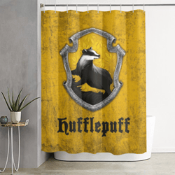 hufflepuff shower curtain