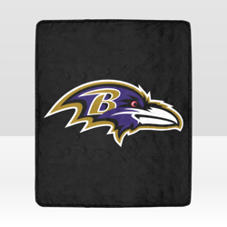 Baltimore Ravens Blanket Lightweight Soft Microfiber Fleece