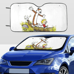 Calvin and Hobbes Car SunShade