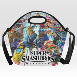 Super Smash Bros Neoprene Lunch Bag, Lunch Box