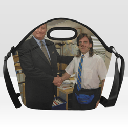 Michael Scott Meme Neoprene Lunch Bag, Lunch Box