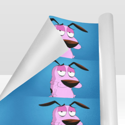 courage the cowardly dog gift wrapping paper 58"x 23" (1 roll)
