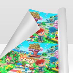 Animal Crossing Gift Wrapping Paper 58"x 23" (1 Roll)