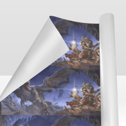 dungeons and dragons gift wrapping paper 58"x 23" (1 roll)