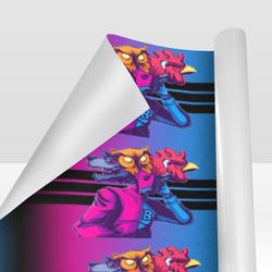 hotline miami gift wrapping paper 58"x 23" (1 roll)