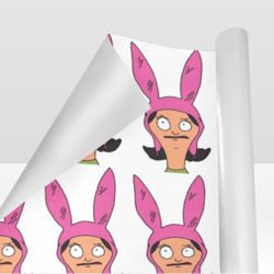 louise belcher bobs burgers gift wrapping paper 58"x 23" (1 roll)