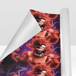 foxy fnaf gift wrapping paper 58"x 23" (1 roll)