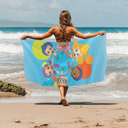 bubble guppies beach towel