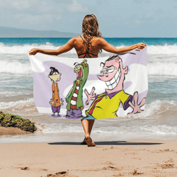 ed edd n eddy beach towel