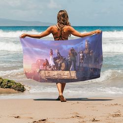 final fantasy beach towel