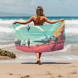 no man's sky beach towel