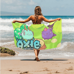 axie beach towel