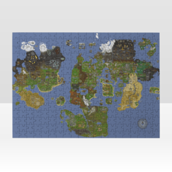 runescape world map jigsaw puzzle wooden