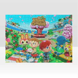 animal crossing jigsaw puzzle wooden