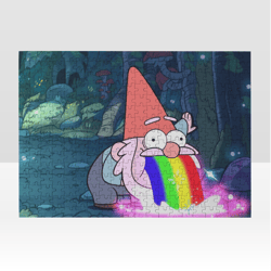 gravity falls gnome jigsaw puzzle wooden