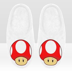 super mario mushroom slippers