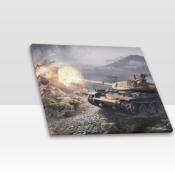world of tanks frame canvas print