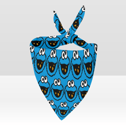 cookie monster pet dog bandana