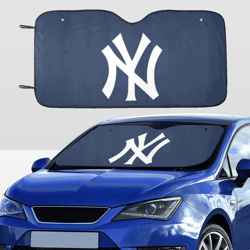new york yankees car sunshade