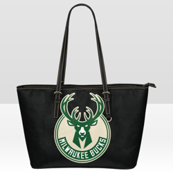 Milwaukee Bucks Leather Tote Bag