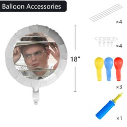 Office Dwight Foil Balloon