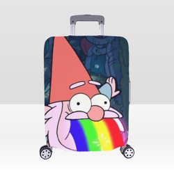 gravity falls gnome luggage cover