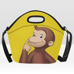 Curious George Monkey Neoprene Lunch Bag