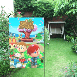 animal crossing garden flag