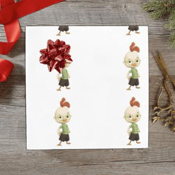 chicken little gift wrapping paper