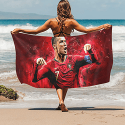 Cristiano Ronaldo CR7 Beach Towel