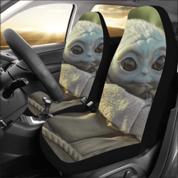 Baby Yoda The Mandalorian Car Seat Covers Set of 2 Universal Size