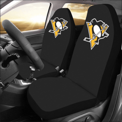 pittsburgh penguins car seat covers set of 2 universal size