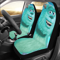 Monsters Inc Car Seat Covers Set of 2 Universal Size