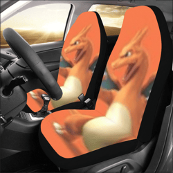 Charizard Car Seat Covers Set of 2 Universal Size