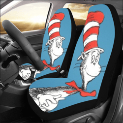 Dr Seuss Car Seat Covers Set of 2 Universal Size
