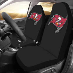 tampa bay buccaneers car seat covers set of 2 universal size