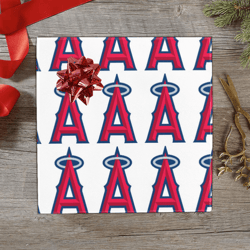 los angeles angels gift wrapping paper
