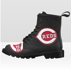Cincinnati Reds Vegan Leather Boots