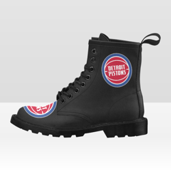 Detroit Pistons Vegan Leather Boots