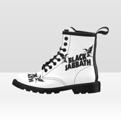 Black Sabbath Vegan Leather Boots