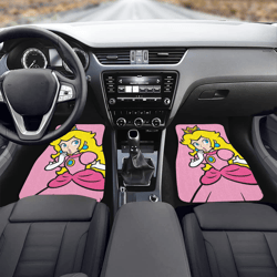 Princess Peach Front Car Floor Mats Set of 2