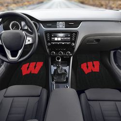 Wisconsin Badgers Front Car Floor Mats Set of 2