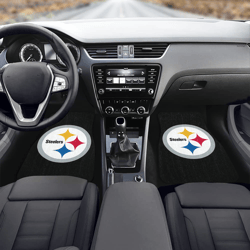 Pittsburgh Steelers Front Car Floor Mats Set of 2