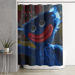 poppy playtime shower curtain